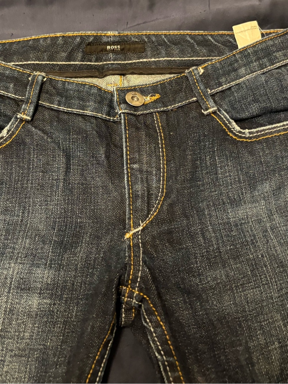 Hugo BOSS womens Dark Blue Denim Jeans